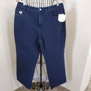 Quacker Factory Dream Denim Capris